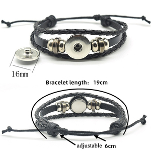 Custom Black Beaded Flag for <strong>Bracelet</strong> for Men Afghan South Korea United Arab Emirates Israel Jewelry Bangle Gift for Any - Product Image 4