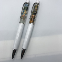Fournitures scolaires : Stylos à encre 3D fantaisie, impression métallique personnalisée, motifs colorés de dessins animés, anime, hommes et femmes nus, femmes sexy, stylos flottants