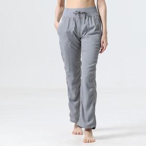 <span class=keywords><strong>Pantalones</strong></span> Capri Casuales de Cintura Ajustable con Cordón, 100% Algodón, Transpirables y Antiarrugas, Corte Regular para Mujer, para Uso Diario - Product Image 3
