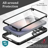 Étui de protection intégral antichoc 360° pour Samsung Galaxy S26 S25 S24 S23 S22 S21 Ultra A17 A16 A15 A14 A13 A12 5G, coque double couche
