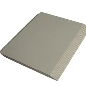 wood pulp grey paper shoes packaging boxes material grey chip board sheets thick 1mm 2mm both side grey card shoes