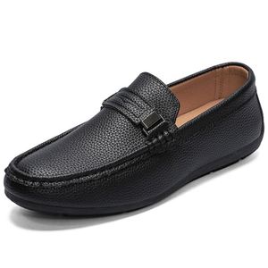 Nouvelle Collection Été 2026 – Mocassins Homme Tendance à Semelle Souple, Respirants, Antidérapants, Doublure en Similicuir, Tige en PU, Style Facile à Enfiler - Product Image 1