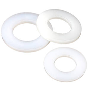 Ensemble de rondelles plates en silicone transparent Pa66 M3 <span class=keywords><strong>6mm</strong></span>, rondelles de blocage personnalisées, rondelles fines en plastique nylon - Product Image 4