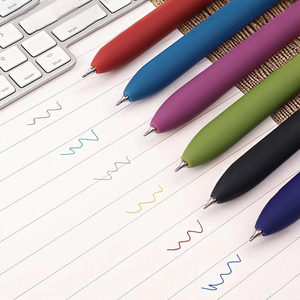 G5014 Bolígrafo de Gel ABS Personalizable de 0.5mm con Tinta de Color Vintage de Secado Rápido, 6 Piezas, Bolígrafo de Gel de Calidad con Bola Dorada para Estudiantes - Product Image 4