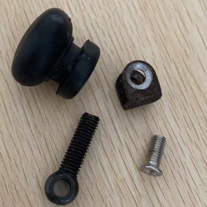 Wrought Iron Front Entry Door <b>Accessory</b> Glass Latch - Product Image 4