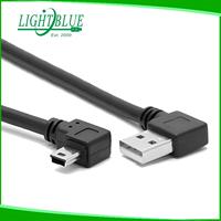 Ángulo USB A a ángulo recto MINI Cable USB Cable para Black Box CAR LCD Dashboard Dashcam Dash Cam DVR Cámara