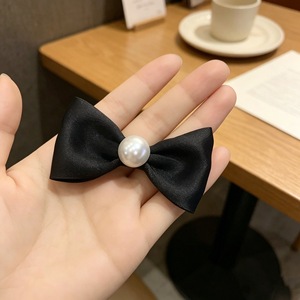 Korean style chubby <b>bow</b> hair <b>clips</b> for children, sweet and cute, a pair of baby hair <b>clips</b>, trendy little princess BB <b>clips</b>. - Product Image 2