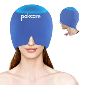 Fabriek Oem Warm Kompres Koude Therapie Hoofd Wrap Gel Ijs Hoofdpijn Hoed Migraine Hulp Cap