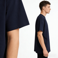 T-shirt pour homme de haute qualité, 230 g/m², 100 % coton tricoté, coupe classique, poids lourd, respirant, uni, teinture unie, sportif