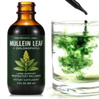 Gouttes liquides de feuilles de molène naturelles US/UK, marque privée OEM/ODM, booster anti-gueule de bois, complément alimentaire oral à base de feuilles, supplément de santé à base de plantes