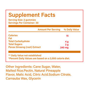 Gomas de <span class=keywords><strong>Ginseng</strong></span> Vermelho Coreano OEM para Adultos Suplemento de Raiz de <span class=keywords><strong>Ginseng</strong></span> Panax Gomas Energéticas para Memória e Imunidade - Product Image 2