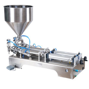 Máquina neumática de llenado de pasta de doble cabezal para miel, mermelada, crema, champú, salsa de tomate, salsa, loción, mantequilla de cacahuete, mayonesa, detergente - Product Image 5