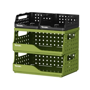 Foldable Desktop <b>Storage</b> Rack, Multi-layer <b>File</b> <b>Storage</b> Rack - Product Image 1