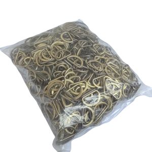 Boucle en alliage de zinc métallique de conception personnalisée de bonne qualité Anneau en D plat Boucle ronde en forme de D - Product Image 1