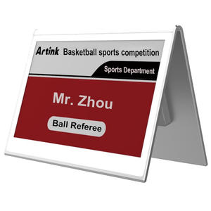 7,3 Zoll doppelseitiger E-INK-Bildschirm 4-Farben-BLE-Displayständer Elektronische Konferenz SYSTEM Eink-Karte für Office - Product Image 1