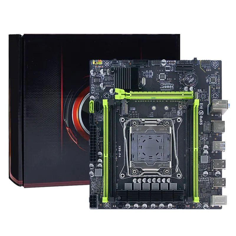 Alto desempenho X99 LGA2011-3 Motherboard Dual Channel DDR4 128GB com M.2 para o servidor/Desktop Motherboard