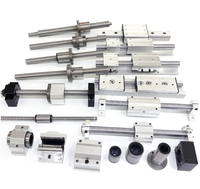 Guide cylindrique Rail à glissière linéaire SBR20-1200mm support de guidage de tige d'arbre linéaire 20mm roulements de bloc pour machine CNC
