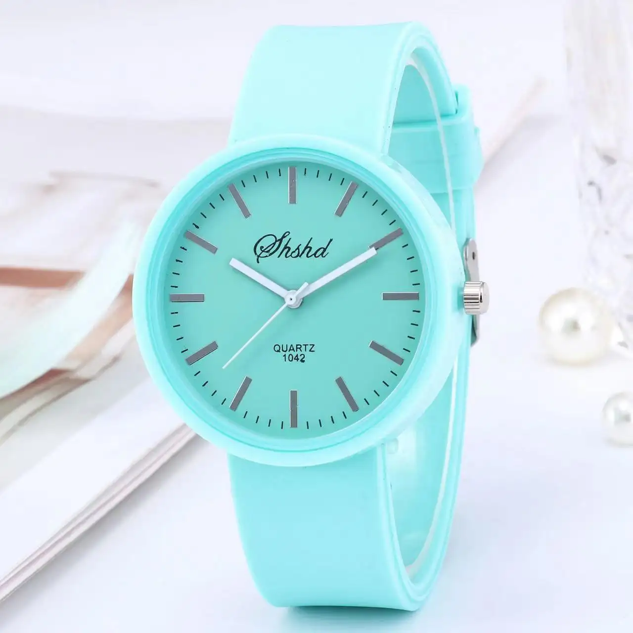 New Simple Women's Watch Fashion Leisure Sports Candy Color Silicone Quartz Student Multifunction Watch