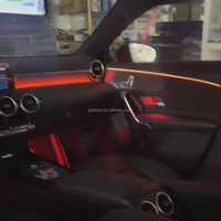 Bande lumineuse LED 64 couleurs, styles variés, W177, lumière ambiante de base pour Mercedes Benz Classe A W177 CLA C118, lampe d'ambiance intérieure de voiture
