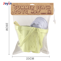 Ensemble de 5 jouets de plage en silicone avec seau et moules de château, pelle, pour enfants, jeu de construction de sable d'été en bord de mer