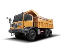 Camion à benne basculante résistant d'exploitation de représentation de coût élevé pour le camion à benne basculante rigide de transport de matériel de dragage de port de construction de carrière