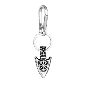 Viking Rune Arrow <b>Keychain</b> Zinc Alloy Metal Pendant Nordic Style Charm Unisex Gift Accessory - Product Image 5