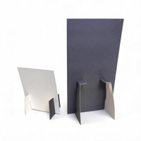Support de brochure en carton personnalisé, présentoir de comptoir, porte-dépliants en papier pour cartes de visite, présentoir promotionnel POS