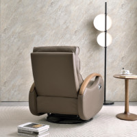 Fauteuil simple multifonctionnel de fabrication chinoise pour salon, fauteuil inclinable et pivotant moderne