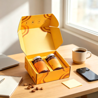 Boîtes d'emballage de luxe recyclables de qualité supérieure avec insert, boîte d'expédition, boîte d'emballage pour bocaux et aliments en conserve