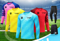 Ensemble maillot et short de gardien de but de football en gros pour enfants et adultes – Kit uniforme de gardien à manches longues personnalisé avec logo, nom et numéro