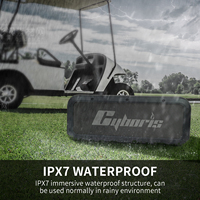Speaker Golf Bluetooth Magnetik Portabel Tahan Air IPX6 untuk Kereta Golf, Baterai 24 Jam, Aksesoris Golf, Hadiah Golf
