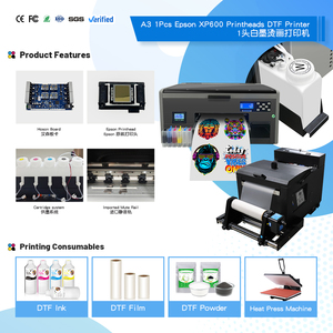Impresora DTF Winnerjet de Alta Calidad de 30CM con Cabezal de Impresión XP600, Agitador de Polvo Automático y Secador, Máquina de Impresión Directa a Película A3 - Product Image 2