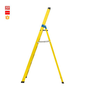 บันไดพับฉนวนไฟฟ้า FRP ไฟเบอร์กลาส แบบ A-Frame ป้องกันไฟฟ้ารั่ว สำหรับช่างไฟฟ้า - Product Image 2
