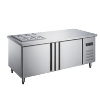 Réfrigérateur professionnel personnalisé de comptoir de préparation de salade/réfrigérateur de table de travail de Pizza