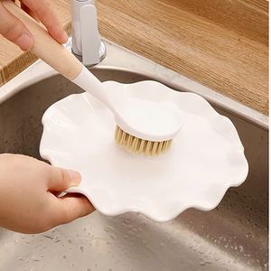 Brosse à long manche pour casseroles et poêles, pour le lavage de la vaisselle et le nettoyage des cuisinières, à suspendre - Product Image 4