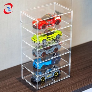 Vitrina acrílica para coche, caja <span class=keywords><strong>de</strong></span> colección <span class=keywords><strong>de</strong></span> modelo <span class=keywords><strong>de</strong></span> coche, pantalla <span class=keywords><strong>de</strong></span> ruedas calientes para coche a escala, pantalla <span class=keywords><strong>de</strong></span> rueda caliente <span class=keywords><strong>de</strong></span> varios niveles, caja a prueba <span class=keywords><strong>de</strong></span> polvo - Product Image 1