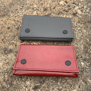 Custodia per tabacco in pelle PU con portacarte da 78 MM borsa per portafoglio per tabacco - Product Image 5