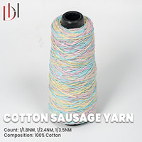 High Quality Pure Cotton Yarn 1/1.8NM 1/2.4NM 1/3.5NM 100% Cotton Sausage Yarn for Clothing Knitting