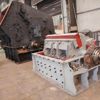 Concasseur de pierre stationnaire à impact durable à moteur diesel 50 Tph PF1010 PF1320 Vanguard Mint Gravier Basalte Granite