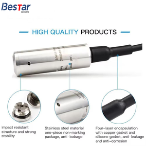 Bestar 4-20mA 0.5-4.5V thủy tĩnh mực nước cảm biến thép không gỉ công nghiệp mức độ Transmitter dụng cụ đo lường - Product Image 4