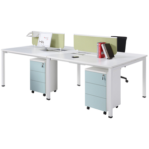 <span class=keywords><strong>U</strong></span> forme soudé jambe de table <span class=keywords><strong>en</strong></span> métal pour <span class=keywords><strong>bureau</strong></span> poste de travail 4 personnes <span class=keywords><strong>bureau</strong></span> - Product Image 1