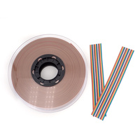 UL21311 câble arc-en-ciel ruban de cuivre étamé sans halogène à faible fumée câble plat flexible fil électrique 10 broches