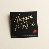 Cartes de visite de luxe personnalisées de haute qualité avec dorure à chaud et motif personnalisé, cartes de remerciement pour imprimante de petite entreprise