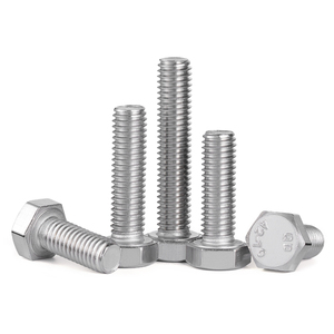 Tornillos de Cabeza Hexagonal de Acero Inoxidable 304 GELISEN, M3 a M24, Pernos Hexagonales Extendidos, Resistentes a la Corrosión - Product Image 1