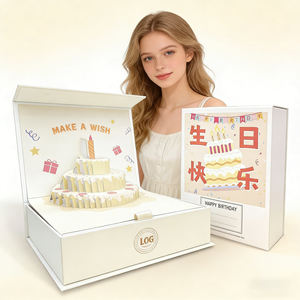 Caja de Regalo <span class=keywords><strong>3D</strong></span> Ecológica e Impermeable para Cumpleaños, San Valentín, Set de Regalo de Cosméticos y Snacks, Bolsa de Regalo Completamente Personalizable - Product Image 1