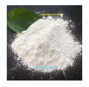 Carbonato de calcio ligero de alta blancura Grado industrial Grado agrícola CaCO3