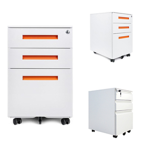Tùy chỉnh thép hiện đại tập tin kim loại Tủ hồ sơ 3 ngăn kéo di động bệ văn phòng lưu trữ tủ dưới bàn di động Tủ hồ sơ - Product Image 2