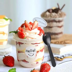 Commercio all'ingrosso personalizzato monouso 360ml trasparente a forma di U per animali domestici bolla <span class=keywords><strong>Tea</strong></span> Boba Cup con coperchio Panda per caffè e succo - Product Image 6