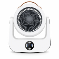 Ventilateur de bureau intelligent rétro populaire et confortable, 10000 mAh, à vitesse variable, avec protection contre la surchauffe, pour jardin et balcon
