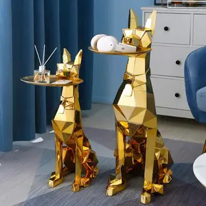 Nouveau design spot vente à chaud grand chien porte-plateau boîte à bonbons cadeaux d'affaires personnalisés souvenirs décorations pour la maison